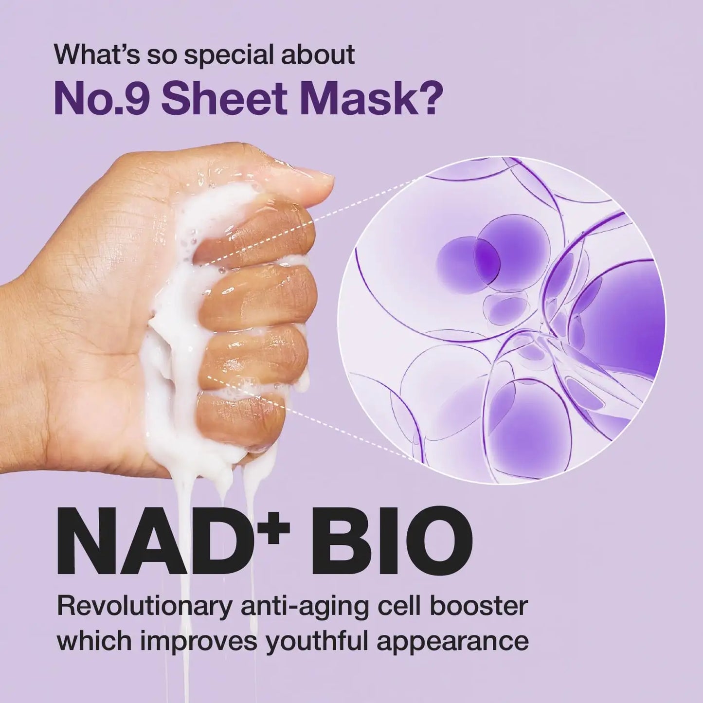 NAD+ Collagen - anti aging face mask